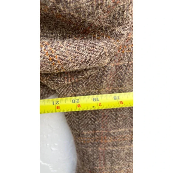 Moda Tallia Mens Long Sleeve Two Buttons Pure Wool Plaid Blazer Jacket Sz L/XL - Picture 7 of 14